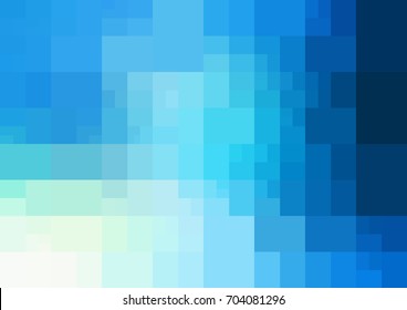 DARK BLUE vector modern geometrical abstract background. Texture template. Geometric pattern in Origami style with gradient. 