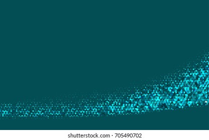 Dark BLUE vector modern geometrical abstract background. Texture, brand-new background. Geometric background in Origami style with gradient. 