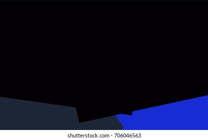 Dark BLUE vector modern geometrical background. Abstract template. Geometric pattern in square style with gradient.
