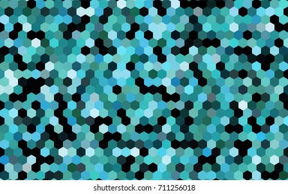 Dark BLUE vector modern geometrical abstract background. Texture, brand-new background. Geometric background in Origami style with gradient. 