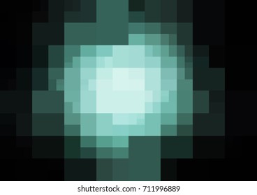 DARK BLUE vector modern geometrical abstract background. Texture template. Geometric pattern in Origami style with gradient. 