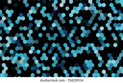 Dark BLUE vector modern geometrical abstract background. Texture, brand-new background. Geometric background in Origami style with gradient. 