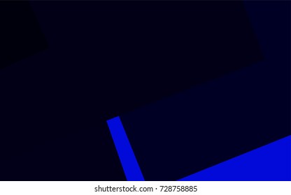 Dark BLUE vector modern geometrical background. Abstract template. Geometric pattern in square style with gradient.