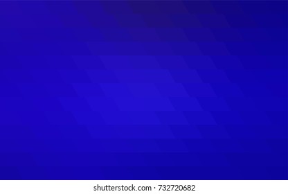 Dark BLUE vector modern geometrical background. Abstract template. Geometric pattern in square style with gradient.