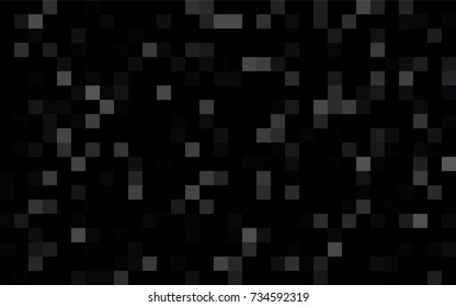 Dark BLUE vector modern geometrical background. Abstract template. Geometric pattern in square style with gradient.
