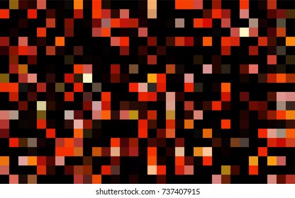 Dark BLUE vector modern geometrical background. Abstract template. Geometric pattern in square style with gradient.