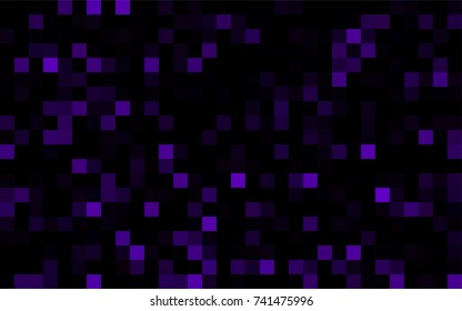 Dark BLUE vector modern geometrical background. Abstract template. Geometric pattern in square style with gradient.