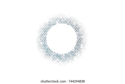 Dark BLUE vector modern geometrical abstract background. Texture, brand-new background. Geometric background in Origami style with gradient. 