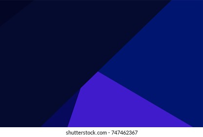 Dark BLUE vector modern geometrical background. Abstract template. Geometric pattern in square style with gradient.