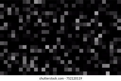 Dark BLUE vector modern geometrical background. Abstract template. Geometric pattern in square style with gradient.