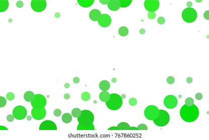 Dark BLUE vector modern geometrical circle abstract background. Dotted texture template. Geometric pattern in halftone style with gradient. 