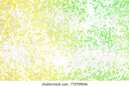 Dark BLUE vector modern geometrical background. Abstract template. Geometric pattern in square style with gradient.