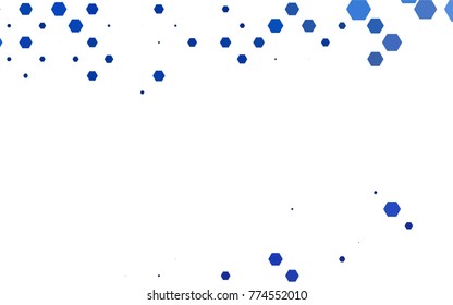 Dark BLUE vector modern geometrical abstract background. Texture, brand-new background. Geometric background in Origami style with gradient. 