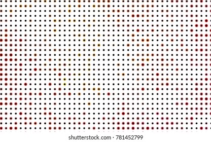 Dark BLUE vector modern geometrical circle abstract background. Dotted texture template. Geometric pattern in halftone style with gradient. 