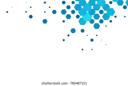 Dark BLUE vector modern geometrical abstract background. Texture, brand-new background. Geometric background in Origami style with gradient. 