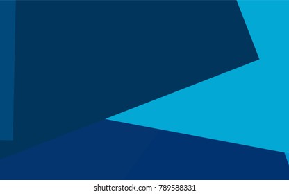 Dark BLUE vector modern geometrical background. Abstract template. Geometric pattern in square style with gradient.