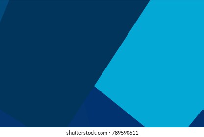 Dark BLUE vector modern geometrical background. Abstract template. Geometric pattern in square style with gradient.