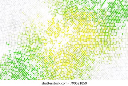 Dark BLUE vector modern geometrical background. Abstract template. Geometric pattern in square style with gradient.