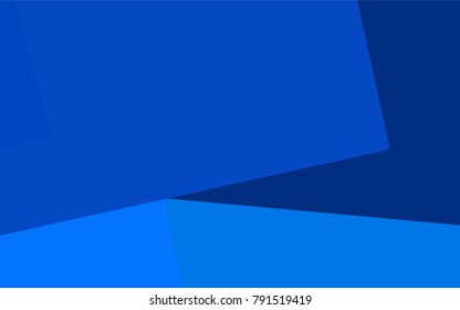 Dark BLUE vector modern geometrical background. Abstract template. Geometric pattern in square style with gradient.