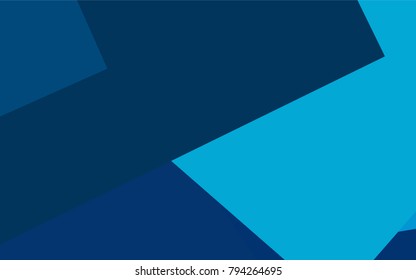 Dark BLUE vector modern geometrical background. Abstract template. Geometric pattern in square style with gradient.