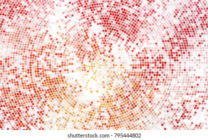 Dark BLUE vector modern geometrical background. Abstract template. Geometric pattern in square style with gradient.