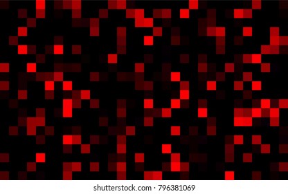 Dark BLUE vector modern geometrical background. Abstract template. Geometric pattern in square style with gradient.