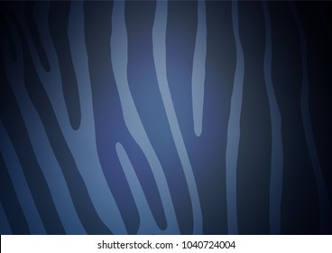 Dark BLUE vector natural abstract background. An elegant bright illustration with lines in Natural style. A completely new design for your business.