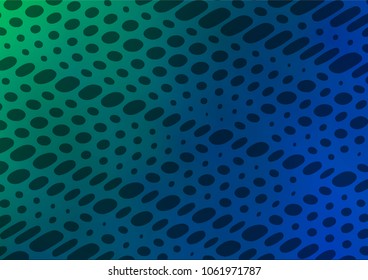 Dark BLUE vector natural abstract texture. Shining colored illustration with doodles in Zen tangle style. A completely new template for your business design.