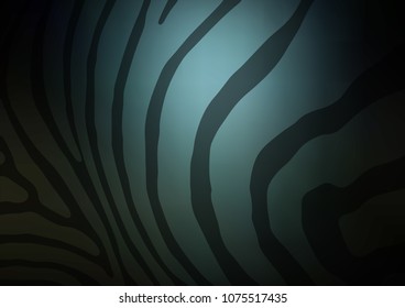 Dark BLUE vector natural abstract template. Brand-new colored illustration in blurry style with doodles. The elegant pattern can be used as a part of a brand book.