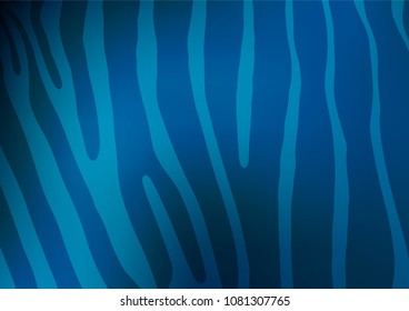 Dark BLUE vector natural abstract texture. Brand-new colored illustration in blurry style with doodles. The doodle design can be used for your web site.