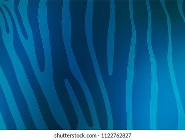 Dark BLUE vector natural abstract texture. Ethnic elegant natural pattern with gradient. The completely new template can be used for your brand book.