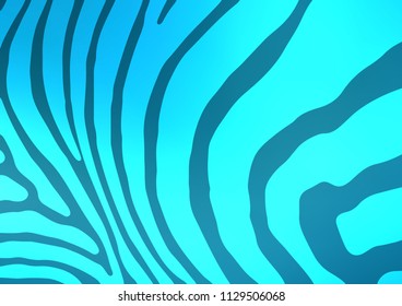 Dark BLUE vector natural abstract texture. Colorful abstract illustration with lines in Asian style. The completely new template can be used for your brand book.