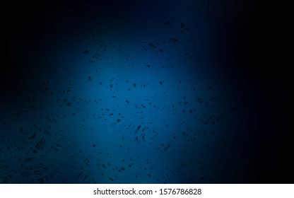 Dark BLUE vector natural abstract background. Creative illustration in blurred style with roses. The best blurred design for your business.