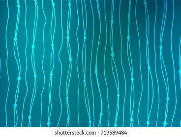 Dark BLUE vector natural abstract background. Ethnic elegant natural pattern with gradient. The pattern can be used for heads of websites and designs.