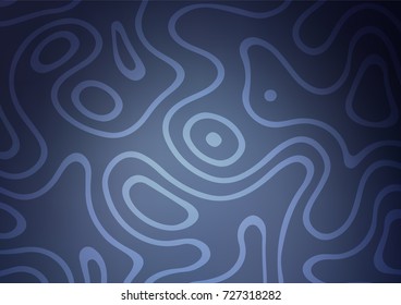 Dark BLUE vector natural abstract background. An elegant bright illustration with lines in Natural style. Brand-new style for your business design.