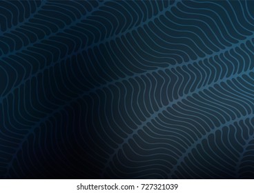 Dark BLUE vector natural abstract texture. Brand-new colored illustration in blurry style with doodles. The template can be used as a background for cell phones.