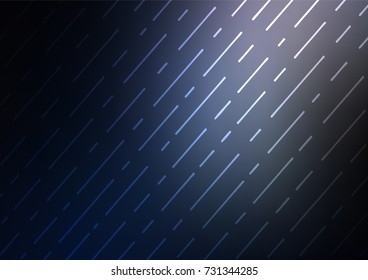 Dark BLUE vector natural abstract background. A completely new color illustration in doodle style. A new texture for your design.