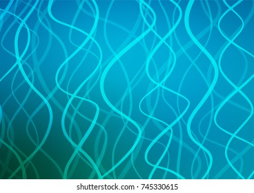 Dark BLUE vector natural abstract pattern. Sketchy hand drawn doodles on blurred background. The pattern can be used for wallpapers and coloring books.