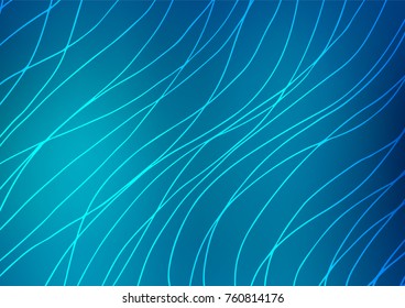 Dark BLUE vector natural abstract pattern. A completely new color illustration in doodle style. The pattern can be used for coloring books and pages for kids.