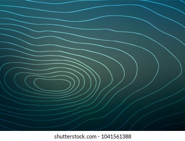 Dark BLUE vector natural elegant pattern. Decorative shining illustration with doodles on abstract template. The elegant pattern can be used as a part of a brand book.