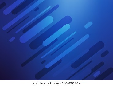 Dark BLUE vector natural elegant pattern. Colorful illustration in abstract style with doodles and Zen tangles. The pattern can be used for heads of websites and designs.