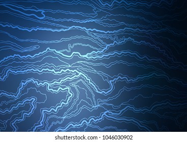 Dark BLUE vector natural elegant pattern. Ethnic elegant natural pattern with gradient. The elegant pattern can be used as a part of a brand book.