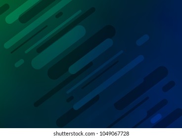Dark BLUE vector natural elegant texture. Blurred decorative design in Indian style with Zen tangles. A new texture for your design.