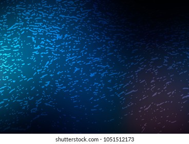 Dark BLUE vector natural elegant pattern. Doodles on blurred abstract background with gradient. Hand painted design for web, leaflet, textile.