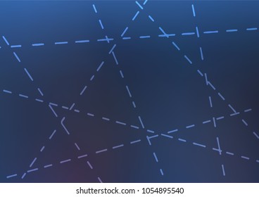Dark BLUE vector natural elegant texture. Glitter abstract illustration with doodles and Zen tangles. Hand painted design for web, wrapping, wallpaper.
