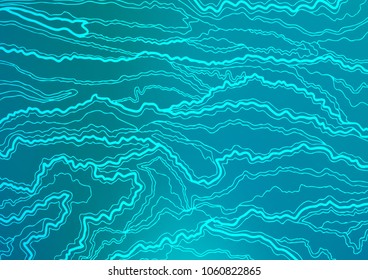 Dark BLUE vector natural elegant background. Glitter abstract illustration with doodles and Zen tangles. The pattern can be used for coloring books and pages for kids.