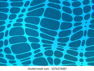 Dark BLUE vector natural elegant texture. Colorful abstract illustration with lines in Asian style. Brand-new style for your business design.