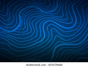 Dark BLUE vector natural elegant texture. Brand-new colored illustration in blurry style with doodles. The textured pattern can be used for website.