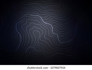 Dark BLUE vector natural elegant texture. Ethnic elegant natural pattern with gradient. The pattern can be used for heads of websites and designs.