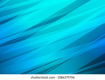 Dark BLUE vector natural elegant template. Doodles on blurred abstract background with gradient. The pattern can be used for heads of websites and designs.